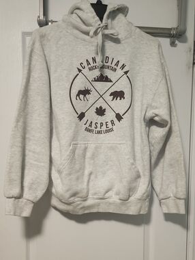Jasper Canadian Rocky Mountain Heather Gray Hoodie